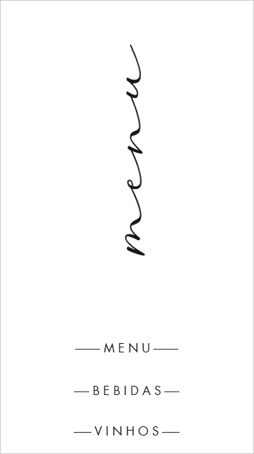 Menu do Glouton: menu, bebidas e vinhos