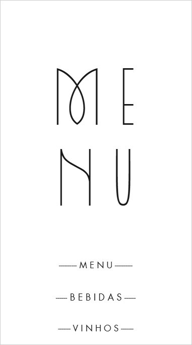 Menu do Ninita: menu, bebidas e vinhos